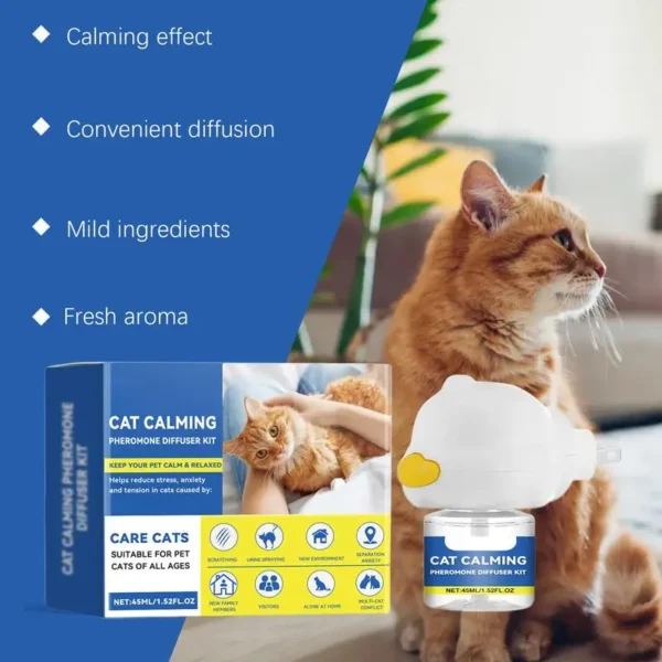 Cat Pheromone Refill Cat Calming Diffuser 45ml - Image 3